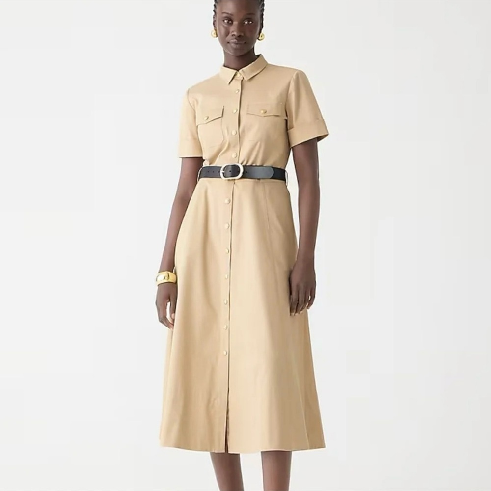 J Crew Elegant khaki  Dress